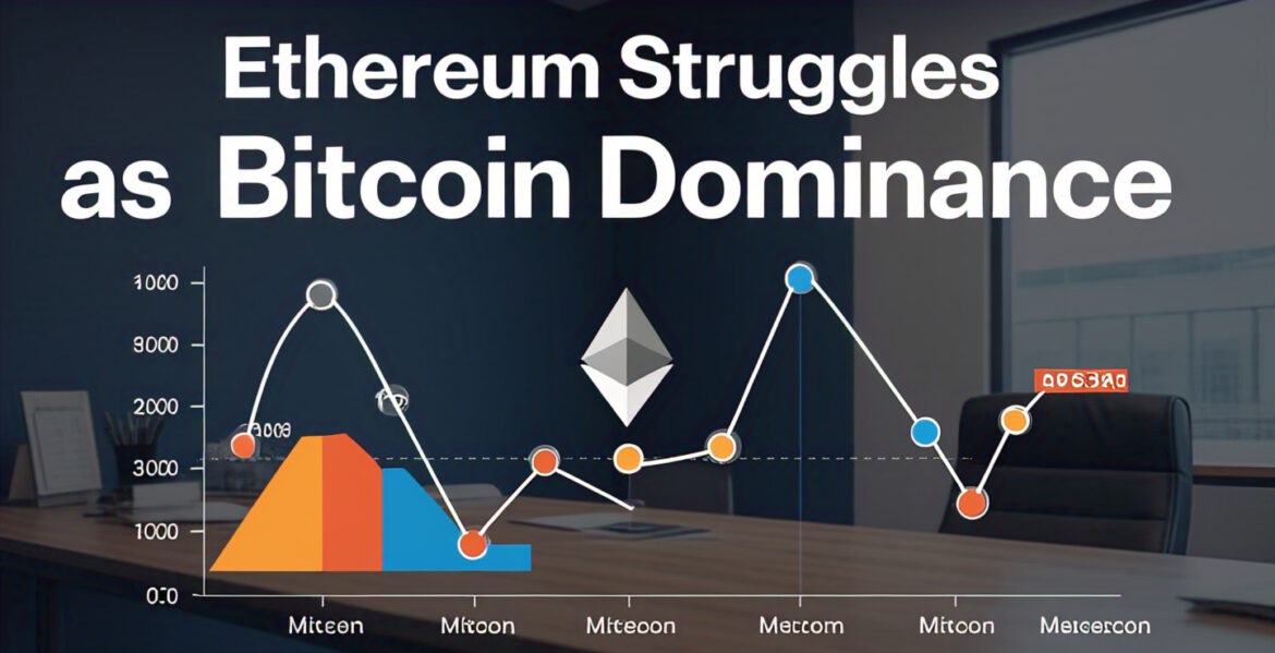 Ethereum Struggles as Bitcoin Dominance