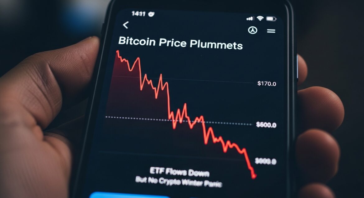Bitcoin Price Plummets ETF Flows Down But No Crypto Winter Panic