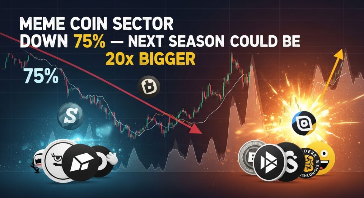 Meme Coin Sector Down 75% — Next Season Could Be 20x Bigger