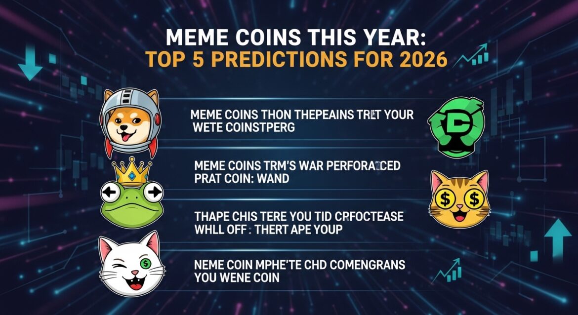 Meme Coins This Year Top 5 Predictions for 2026.